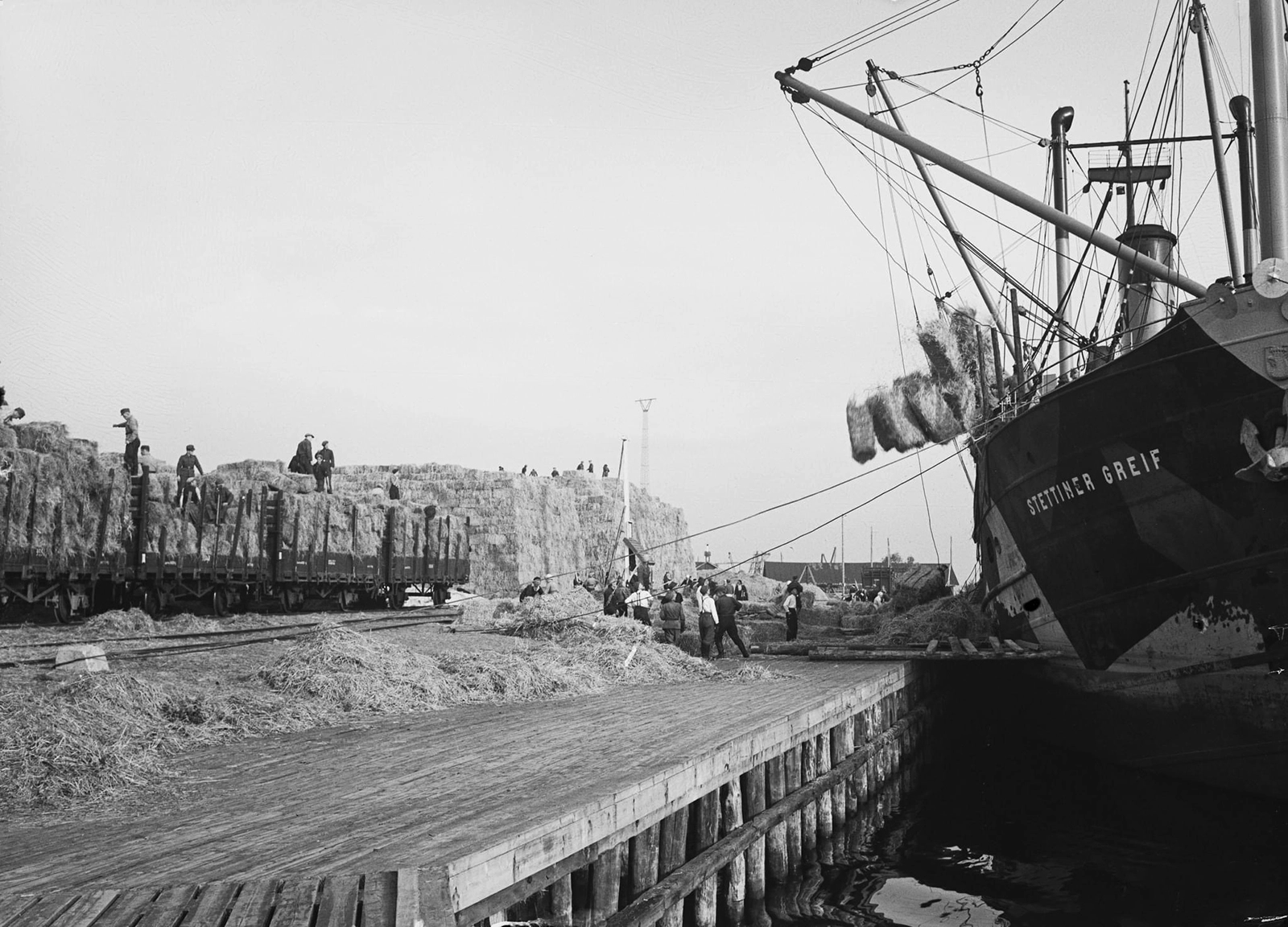 Toppilan satama - Stettiner Greif