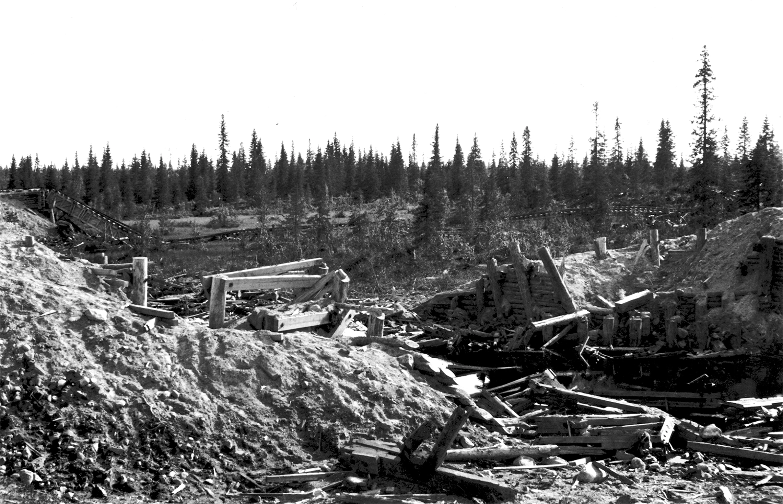 Vanttajajoen silta 1945