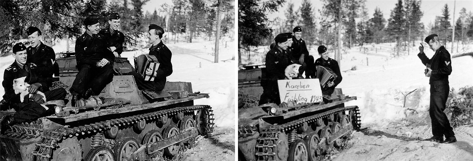 Saksalaisia panssarisotilaita